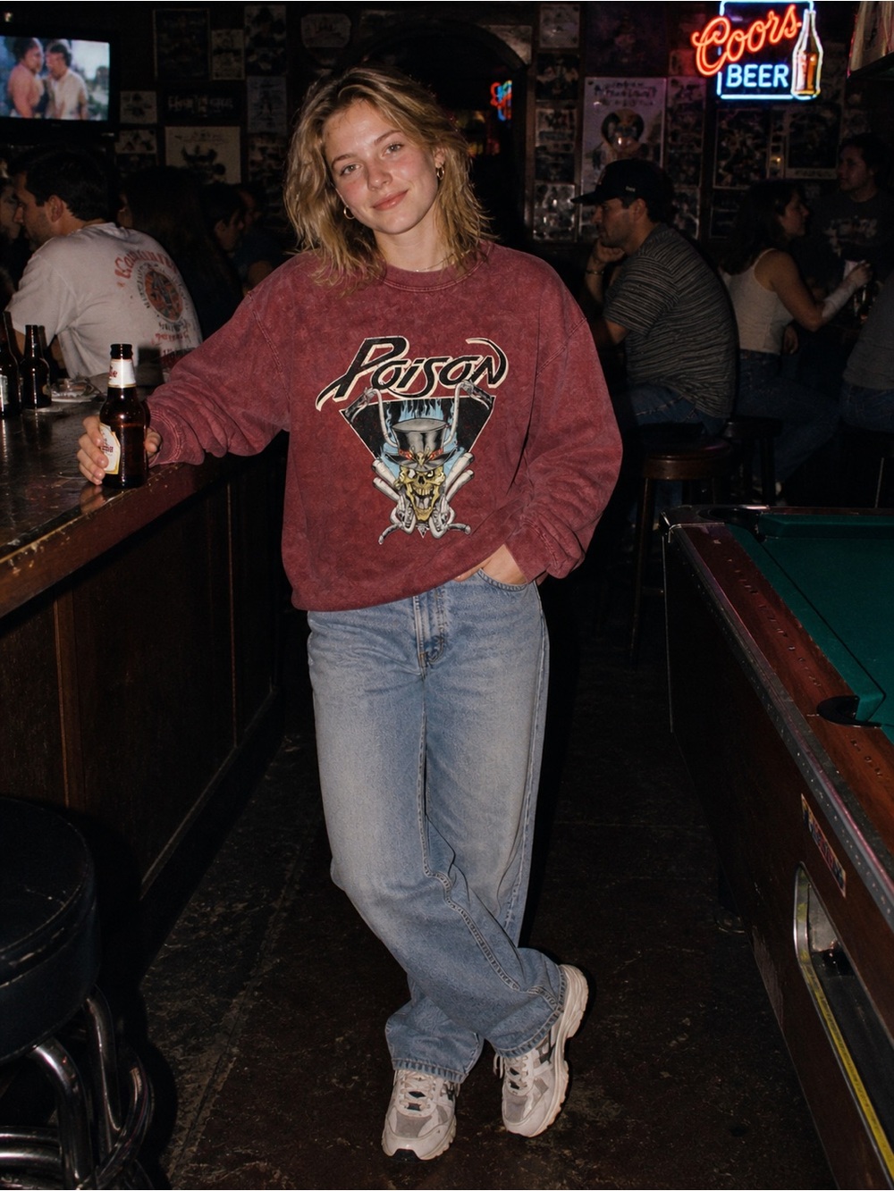 Vintage Crimson Poison Sweatshirt